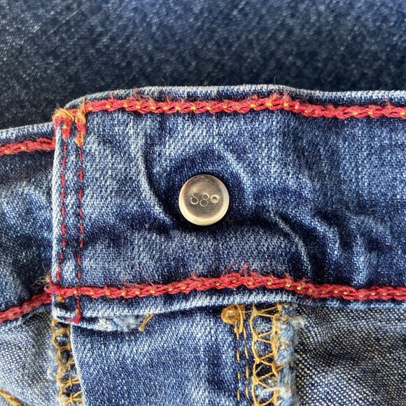 Levi’s 550 Jeans Women’s Stretch Boot Cut - Size 12M (32 x 31.5) - Dark Blue - Picture 9 of 13